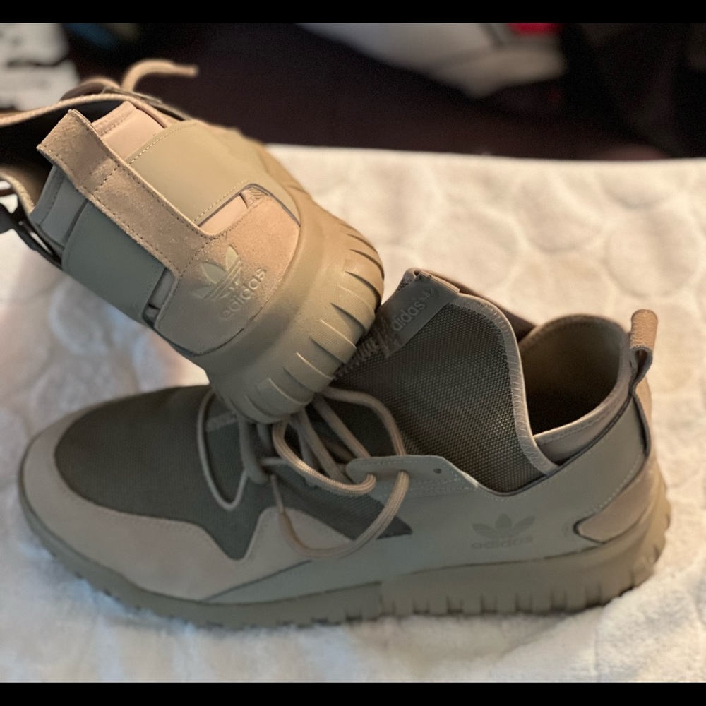 Adidas Tubular X Hemp Sz 13 Camel/Beige